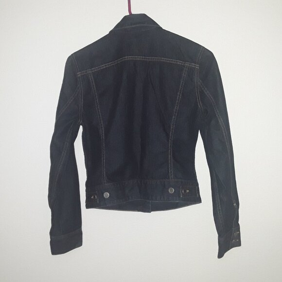 Ladies Lucky Brand, Small 2 side pockets,2 front pockets, button up short jacket - Picture 3 of 4